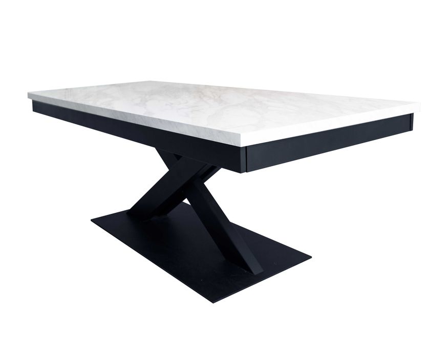 Stół LOFT industrialny200x100+2x38 Dostawki EGGER Solidna Rama