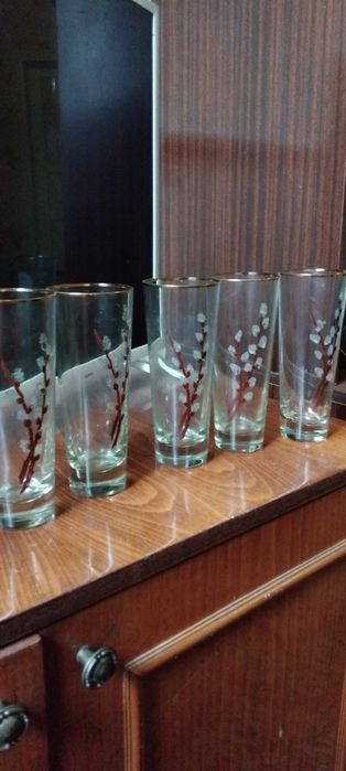 Ваза кришталь хрусталь рюмки стакани  радянських часів
