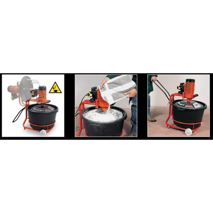 Mieszalnik BATTIPAV MIXER 50 SUPER 65L/230V do mieszania kleju fugi zaprawy betonu farb tynków mieszadło płytkarstwo glazórnictwo