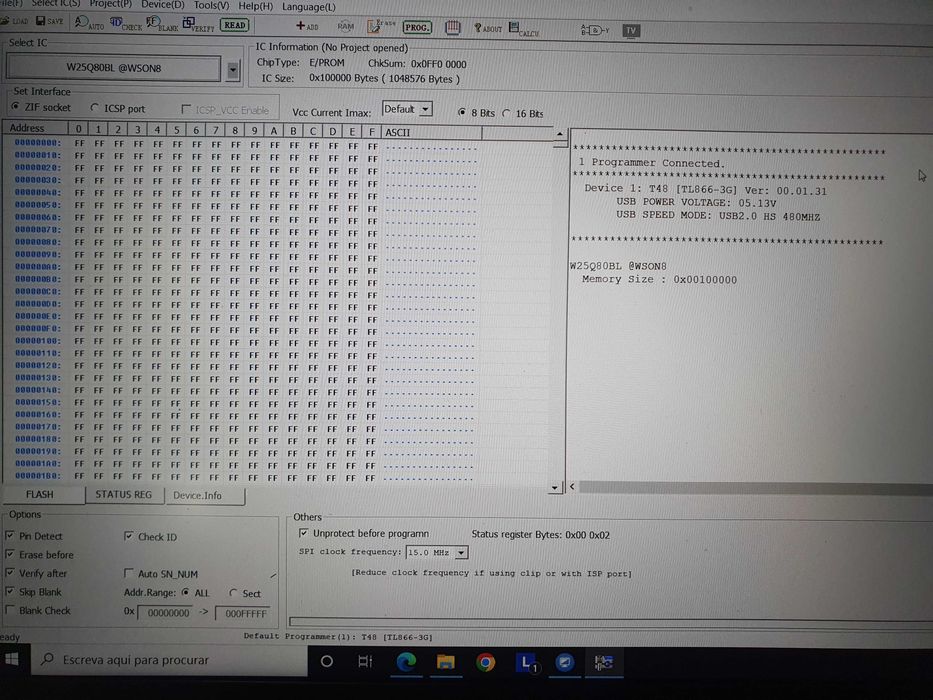 T48 Pro+ TL866 Plus Full Ver. Programador SPI Nor Nand Flash Emmc BGA