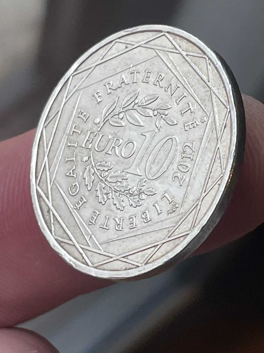 moeda em prata Comemorativa Jules Verne