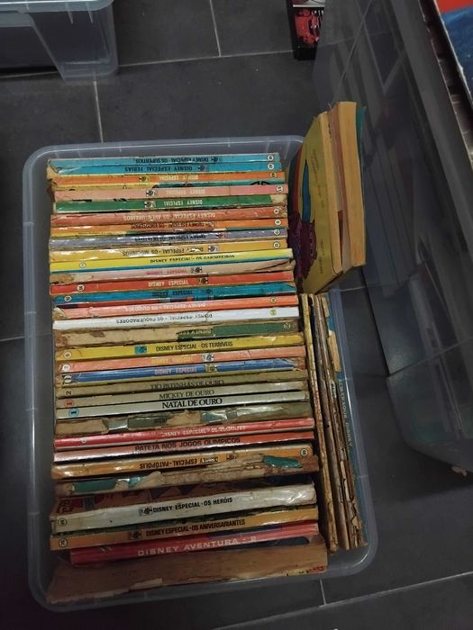 Livros do Patinhas e Mickey originais