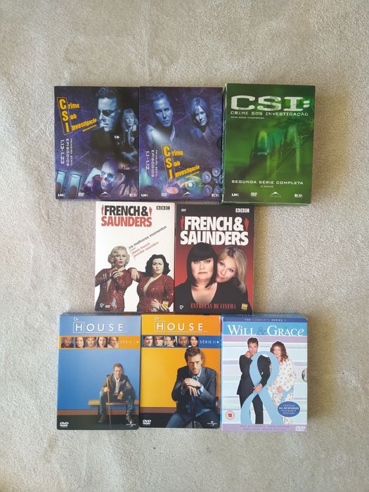 DVDs séries TV como novos