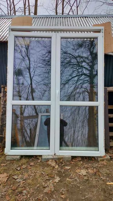 Okno balkonowe tarasowe szer. 178x230 wys. ruchomy słupek transport