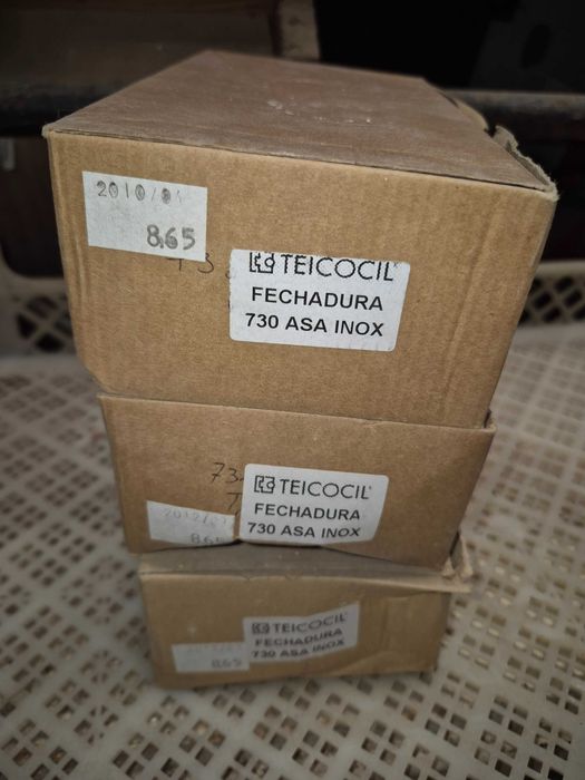 Fechaduras Embutir Pistão Teicocil 730 Asa Inox – Novas