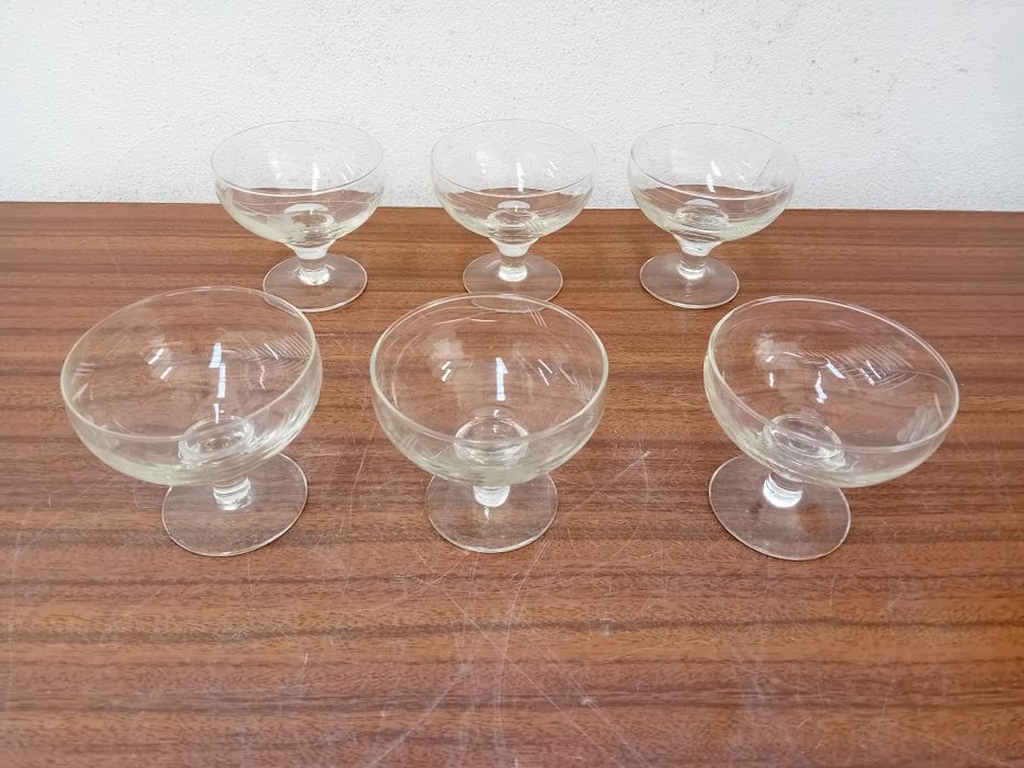 Copos em Vidro Lapidado