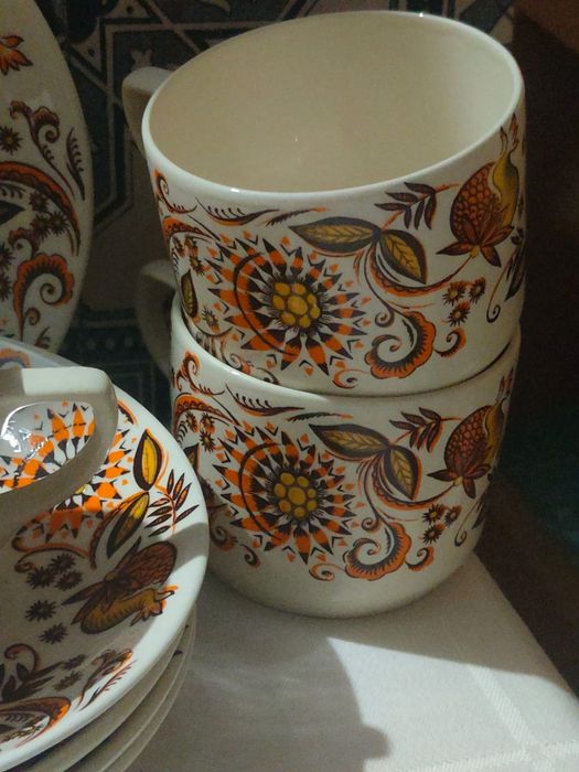 Jogo Chá Vintage - 10 peças Sacavém