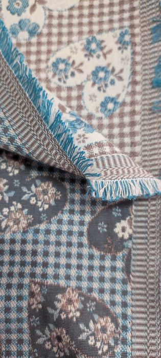 Tecido azul de alta qualidade para costura ou artesanato