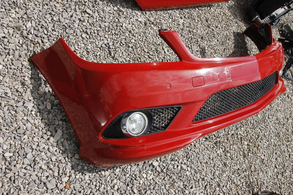 Kompletny przód karoserii Mercedes C W204 2.2 CDI 2007-2014 C590 czerw