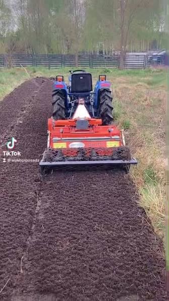 Usługi glebogryzarka separacyjną z mini traktorem