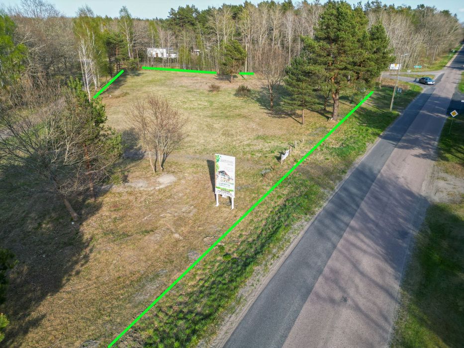 SUPER działka budowlana, inwestycyjna pow. 5705 m², nad morzem, Smołdziński Las, okolice Łeby - Widok 3
