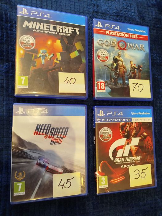 Gry na konsolę PS4 PS5 cyberpunk wiedźmin Spyro Medievil  god of war