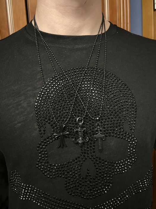 На руках! | Chrome Hearts Silicone Necklace Цепочка | Лучшее Качество!