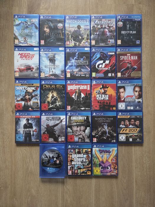 NOWA Horizon Forbidden West Folia Ps4 Ps5 PlayStation 4 i 5! Dużo gier