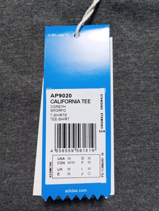 Чоловіча футболка Adidas m. 100% cotton