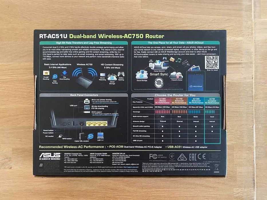 Router Asus RT-AC51U