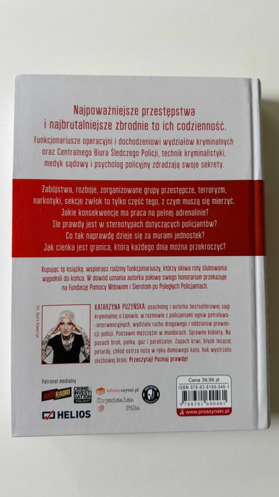 Książka "Policjanci. Bez munduru." Katarzyna Puzyńska.