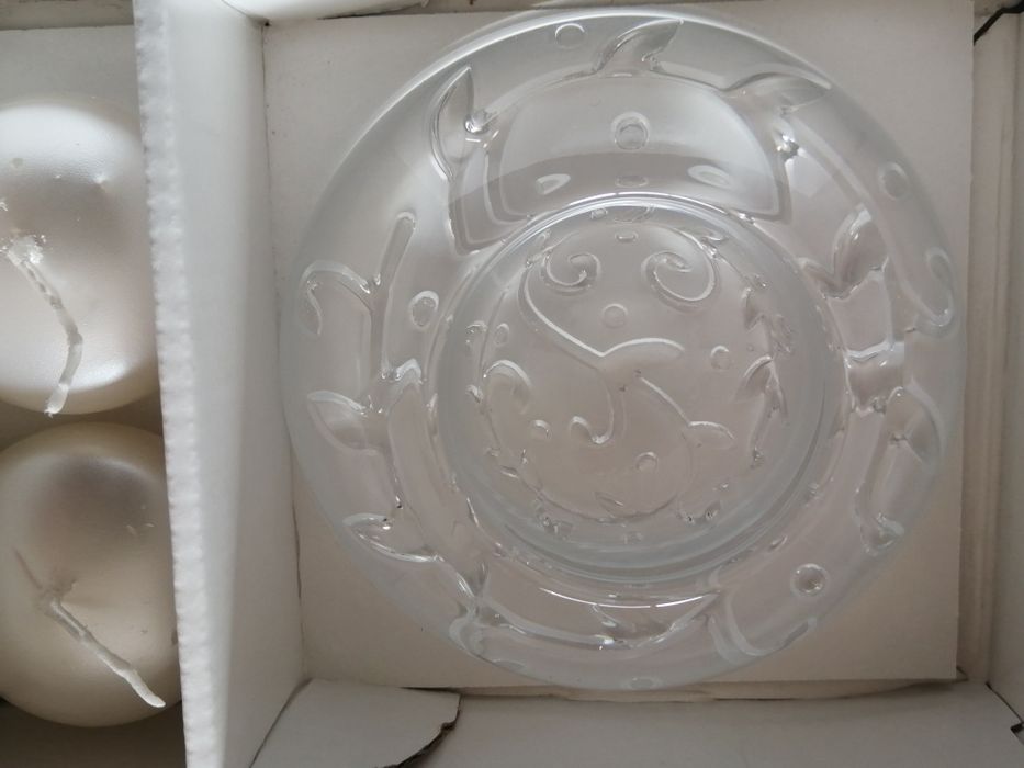 Castiçais de cristal JG Durand