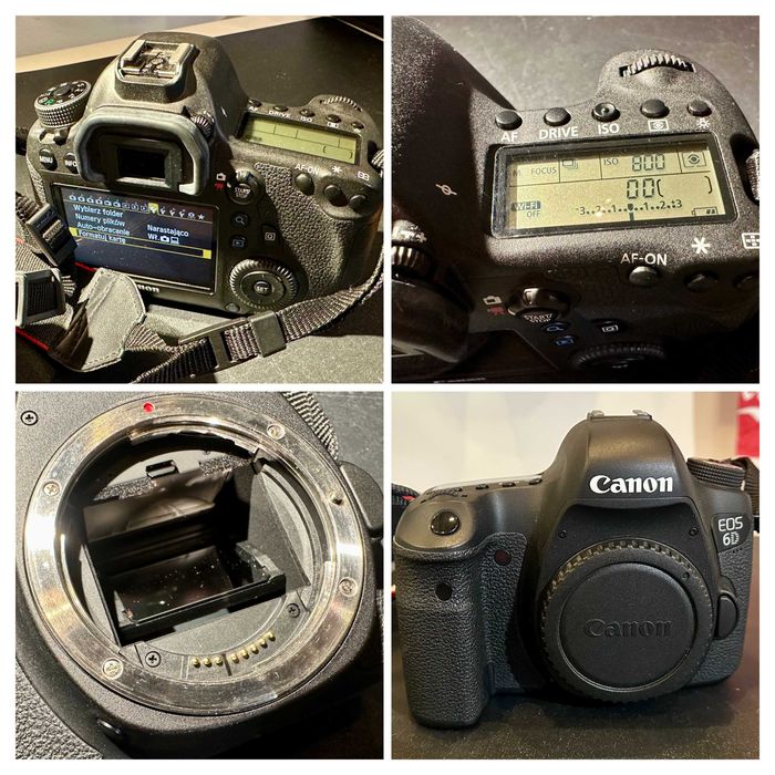 Zestaw fotograficzny Canon – używany, w pełni sprawny, 6d, 50mm 1.4