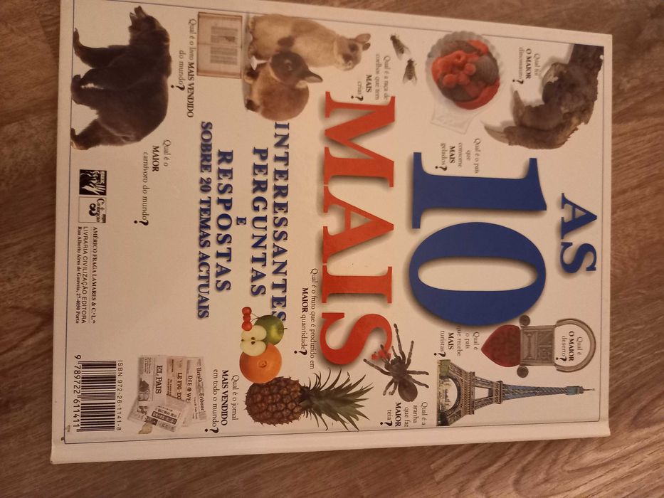 Livro "As 10 Mais Interessantes Perguntas"