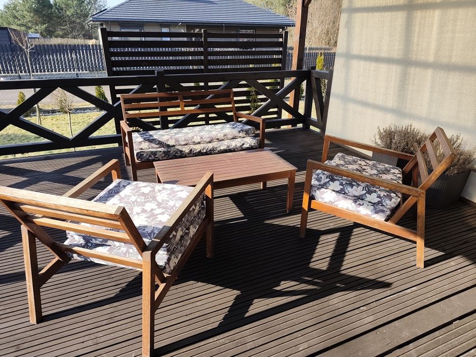 Meble ogrodowe zestaw wypoczynkowy