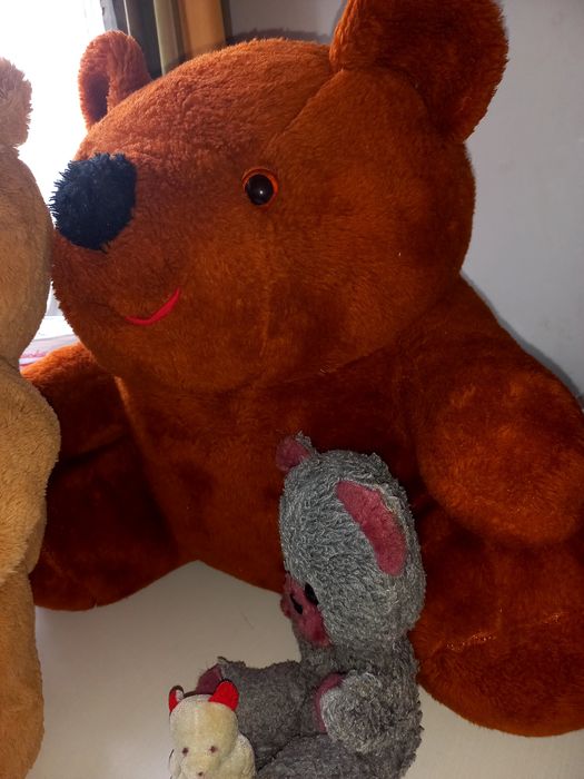 Сім'я ведмедів з 4х осіб) Ведмедики плюшеві великі. Мишка Медведь боль