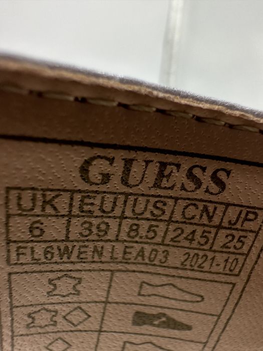 Sandały espadryle Wysokie Guess 39 skóra naruralna