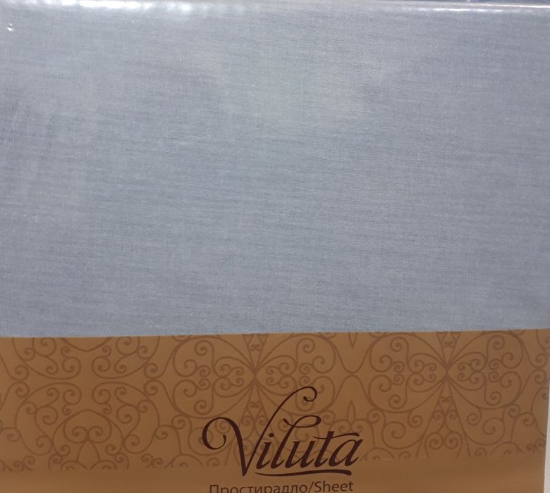 Простирадло на резинці "VILUTA".Бавовна.Ранфорс.Простыня на резинке