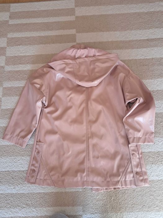 Blusão Impermeável de Menina ZARA – Rosa Velho