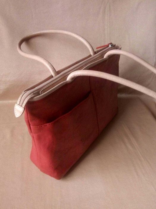 Сумка з натуральної шкірири RADLEY  червоно-бордового кольеру