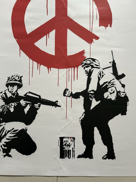 Poster Banksy Peace Soldiers