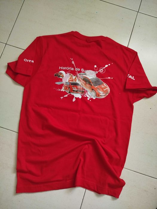 T-shirt , citroen, total merchandising rally de Portugal 2007