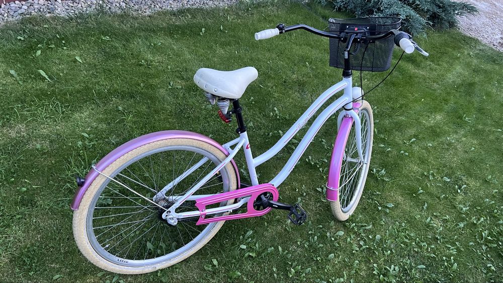 Rower damski Cossack Miami 28” Shimano Nexus 3 | aluminiowy | koszyk | cruiser