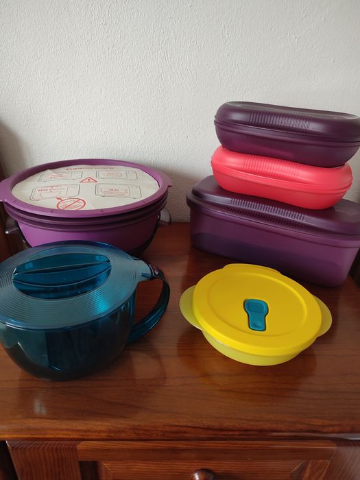 Artigos Tupperware microondas NOVOS