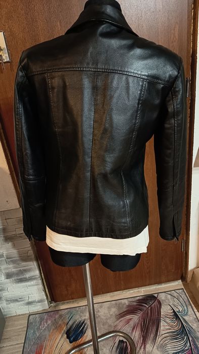 Kurtka damska skórzana biker pilotka