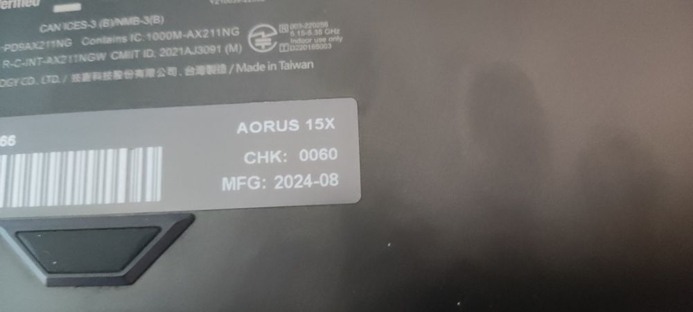 Laptop Aurus 15x ASF