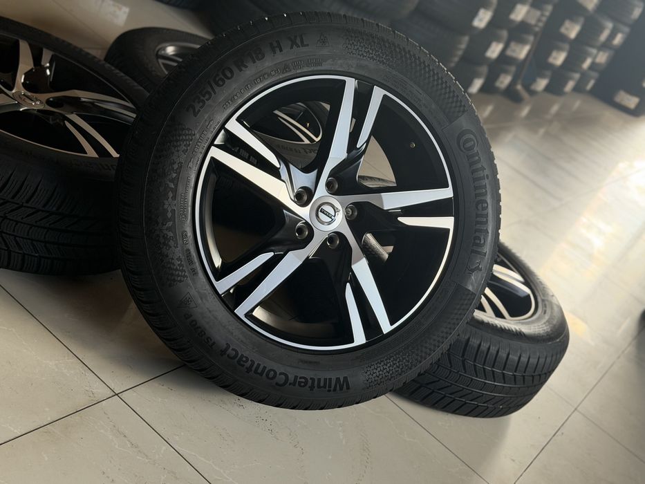 Диски оригінал Volvo XC40 XC60 r18/5/108 шини зимові 235/60/18 Continental TS870P зимние шины