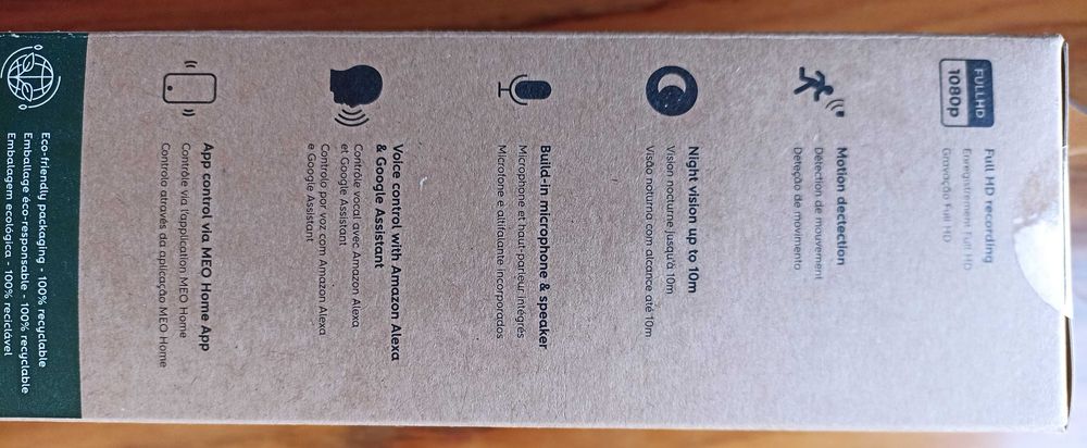 Câmara inteligente 1080p Full HD nova por estrear com garantia