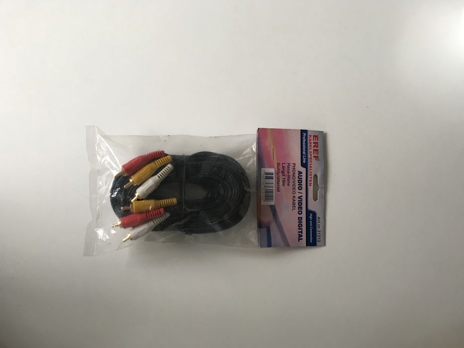 Przyłącze / kabel cinch 3x RCA 10m