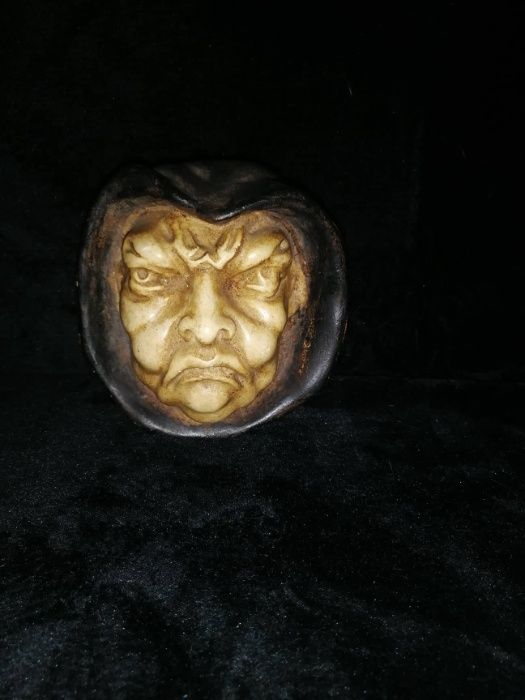 Curiosa máscara antiga "guardião" (candelabro parede) - bom estado