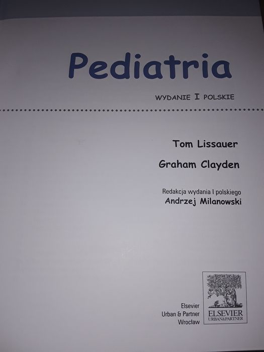 Pediatria Lissauer clayden
