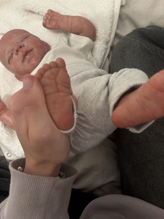 Lalka reborn wyrzezbiona przez Joanne Kazimierczak