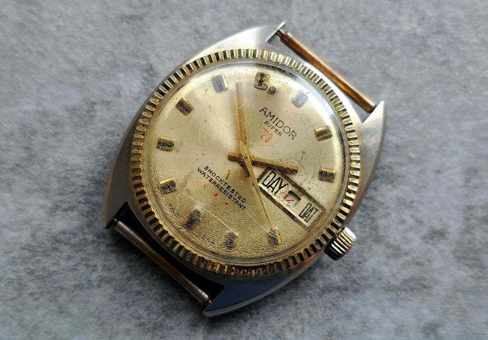 Amidor brand Ruhla zegarek vintage (Hong-Kong)