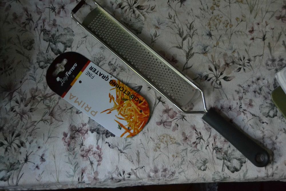Tarka długa drobna stal nierdzewna Acid etching grater Luigi Ferrero