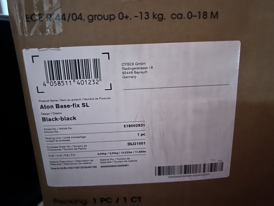 Cybex Aton Blue Moon-navy blue автокрісло і база Aton Base-fix SL