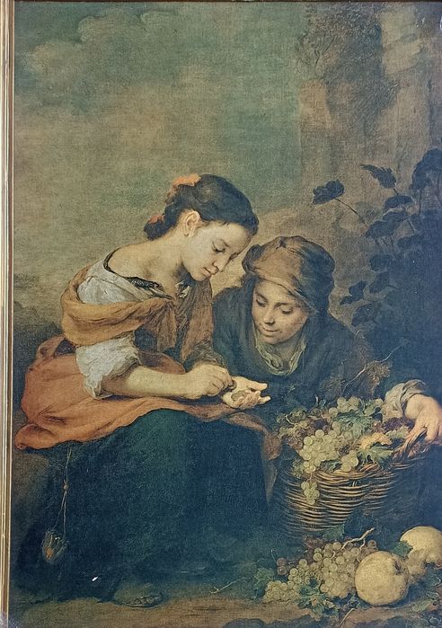 Quadro ( O pequeno vendedor de fruta)