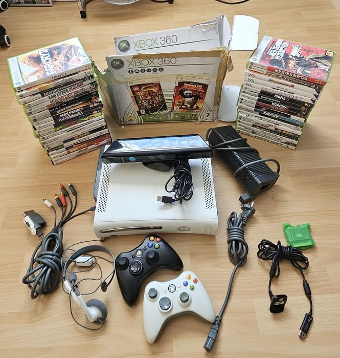Xbox 360 dysk 60 GB 37 gier duży komplet