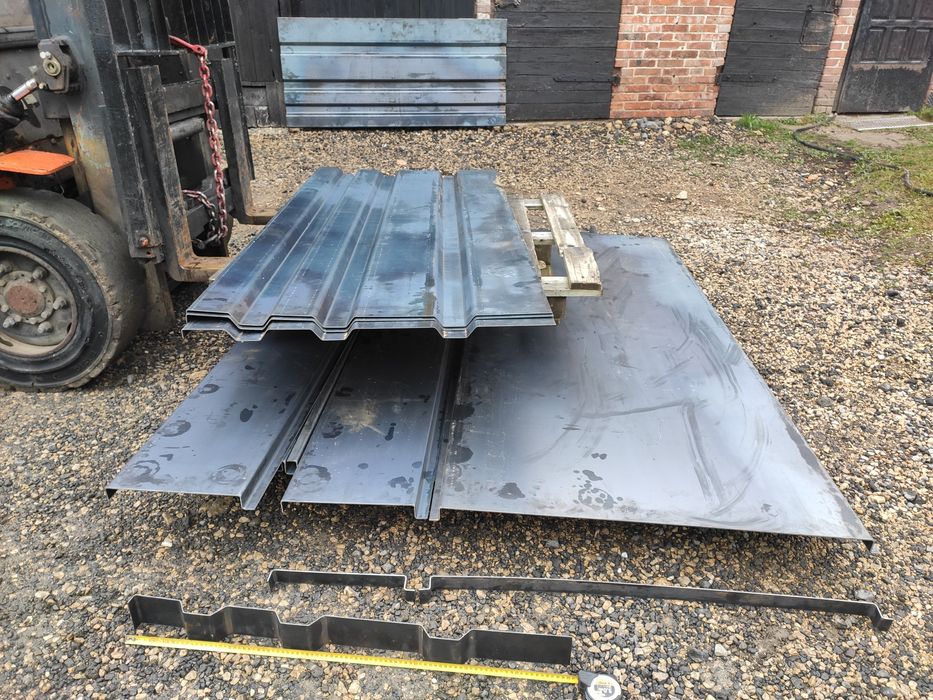Blachy stalowe burty nadstawki przyczepa rozrzutnik zabudowa Kontener