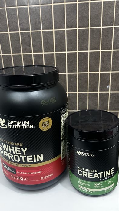 Whey protein gold + creatina