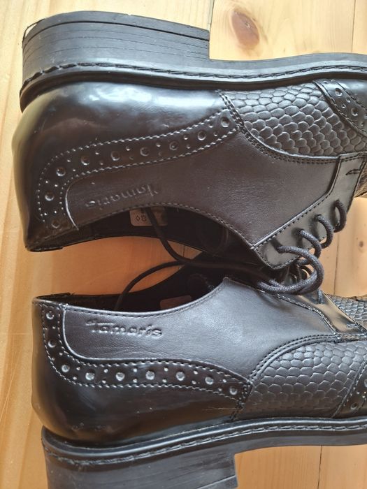 Buty oxfordy loafersy skóra  Tamaris 39